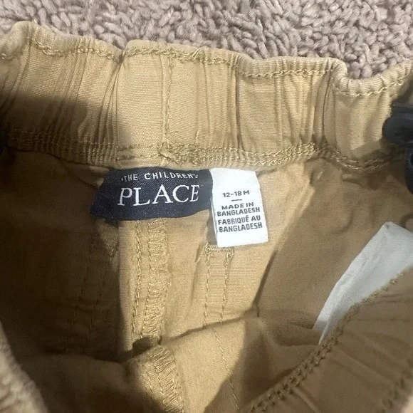 Preloved Children's Place Tan Joggers - Picture 2 of 3
